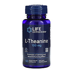 L-Теанін Life Extension L-Theanine 100 мг 60 вегетеріанських капсул