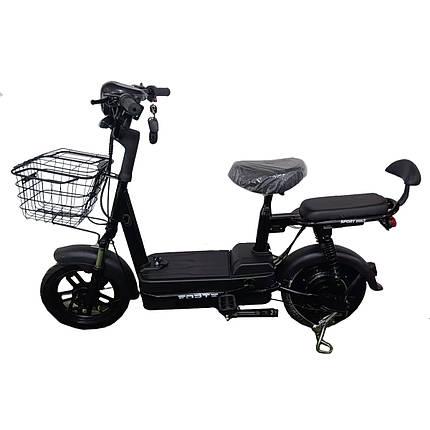 Велоскутер акумуляторний Forte LUCKY-WS500 Чорний, фото 1
