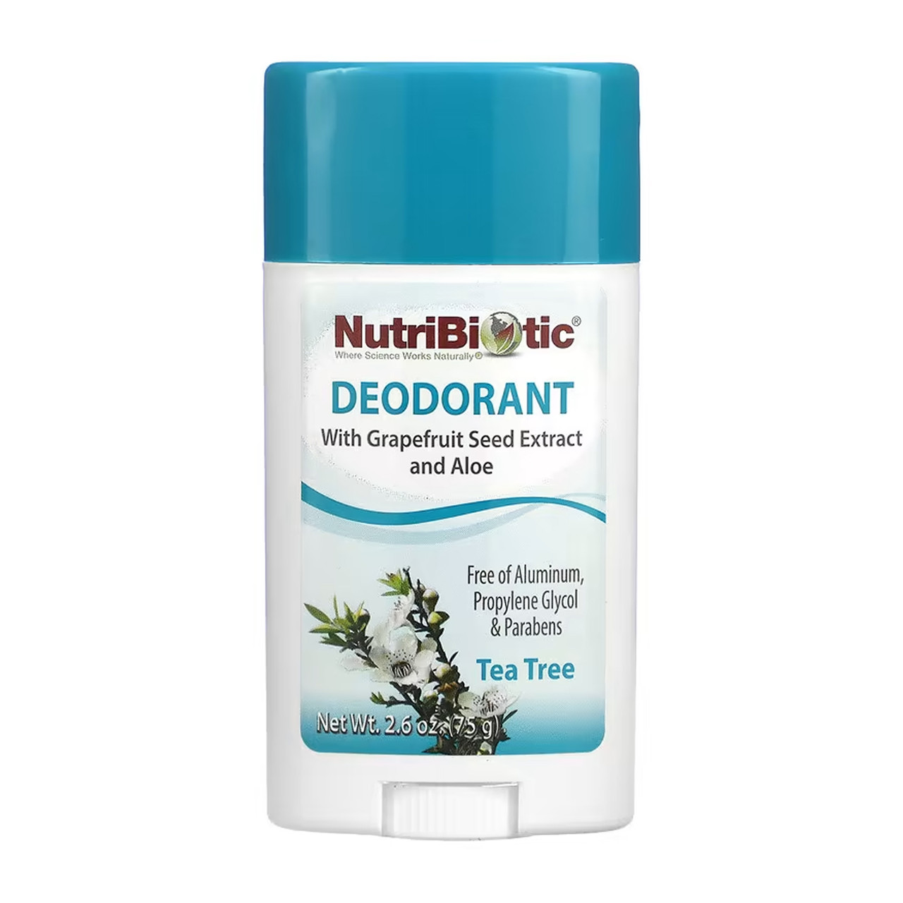 Дезодорант чайне дерево NutriBiotic 75г