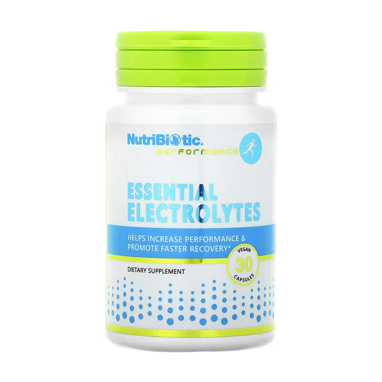 Незамінні електроліти NutriBiotic Performance Essential Electrolytes 30 веганських капсул, фото 1