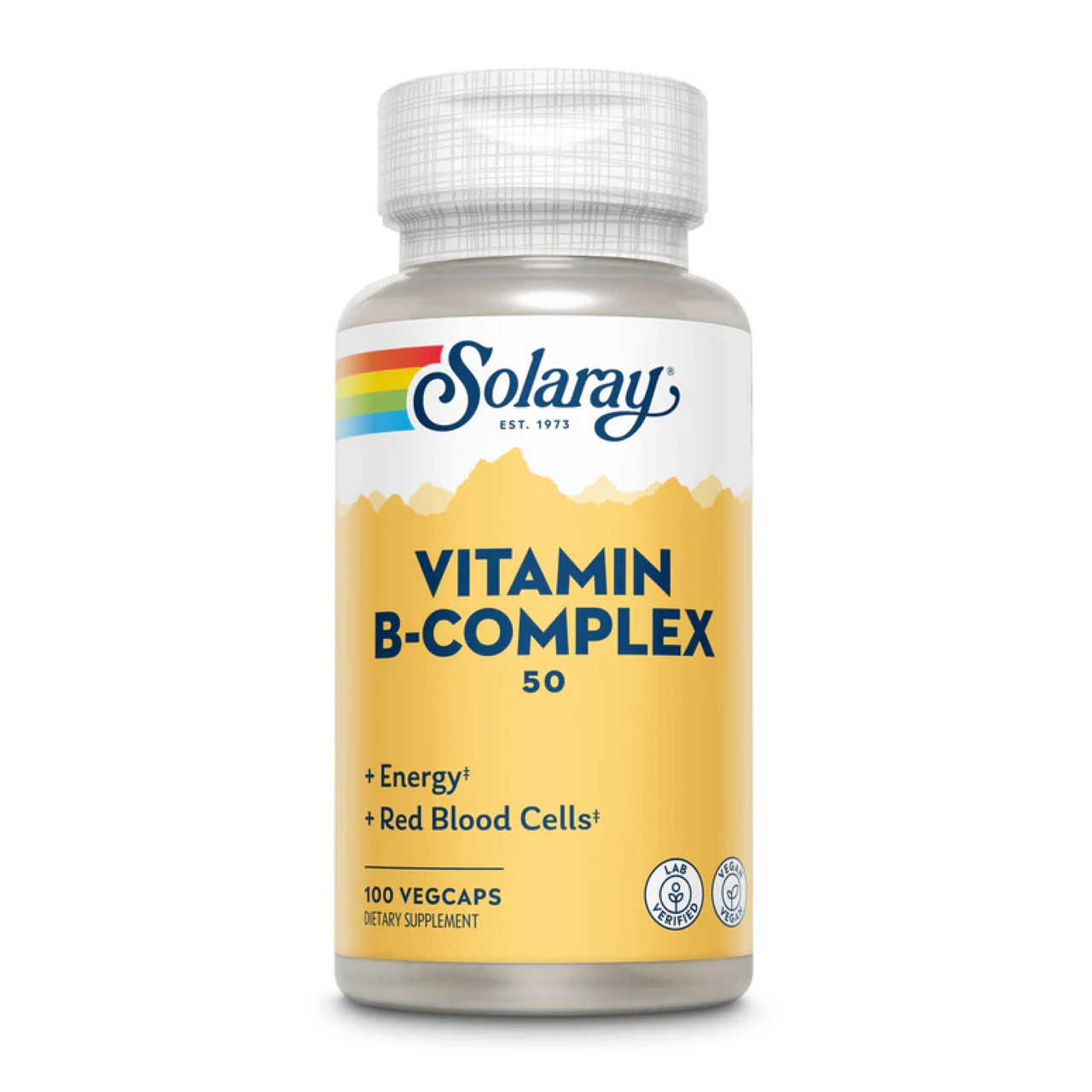 Вітаміни групи В Solaray Vitamin B-Complex 50, 100 вегетаріанських капсул, фото 1
