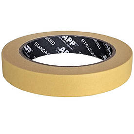 Малярний скотч APP Standart 60°C жовтий 18мм×45м