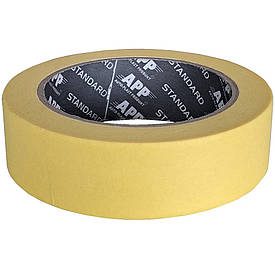 Малярний скотч APP Standart 60°C жовтий 30мм×45м