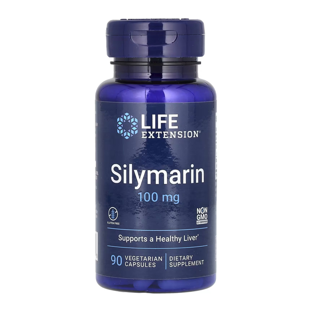 Силімарин Life Extension Silymarin 100 мг 90 вегетаріанських капсул, фото 1