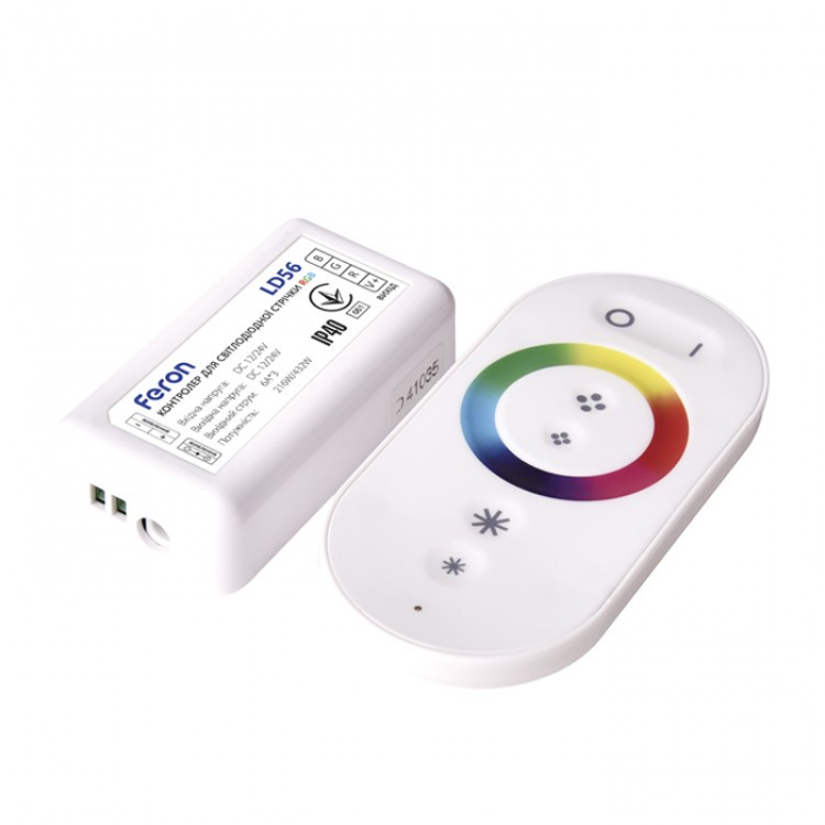 Контролер для світлодіодної стрічки Feron RGB LD56 12-24 В, фото 1