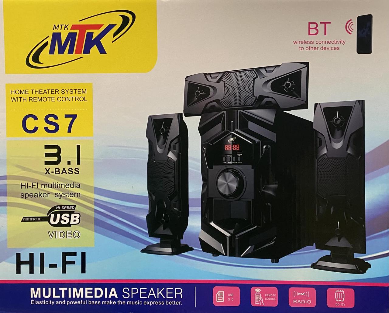 Акустична система ERA EAR E 43\9730 музичний центр із вбудованим Bluetooth, сабвуфер, фото 1