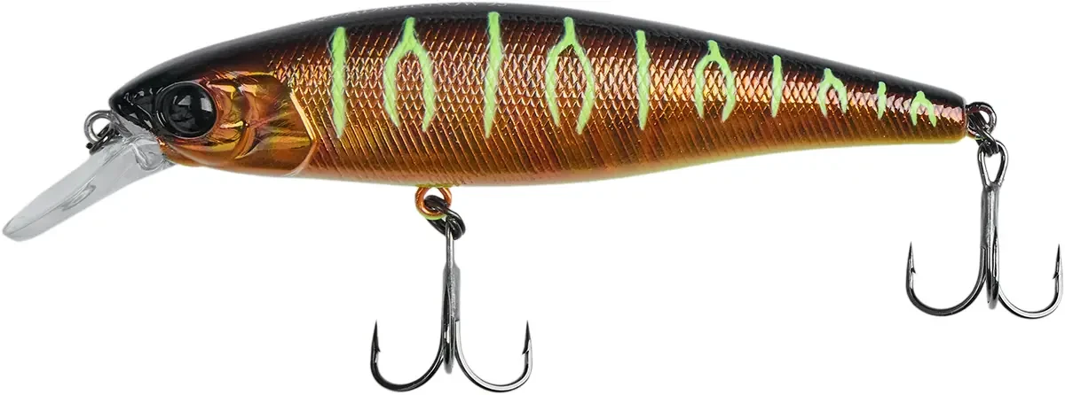 Воблер Jackall Squad Minnow 80SP 82mm 9.7g Tiger Belly