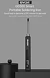 Usb паяльник GVDA GD300 65вт з дисплеєм USB C живлення від повербанка  регульований 80-420° С з, фото 2
