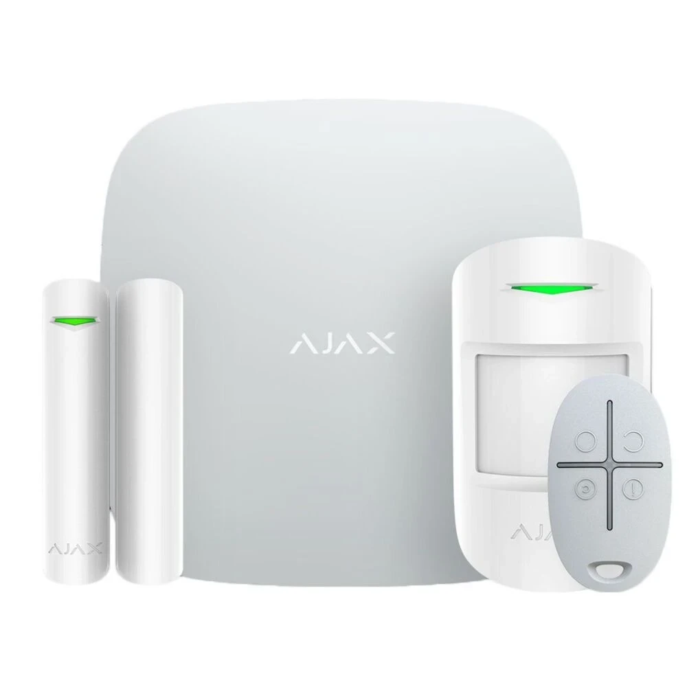 35974 Ajax StarterKit 2 (8EU) white комплект охоронної сигналізації Укр., фото 1