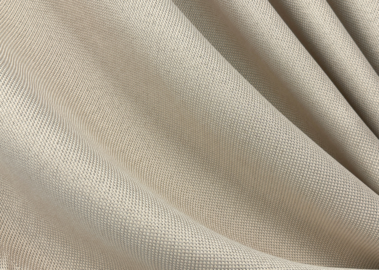 Шторна тканина, льон-блекаут з фактурою "Льон мішковина". Висота 2,7 м. Колір холодний бежевий. Код 1080ш, фото 1