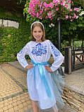 Дитяча національна сукня-вишиванка для дівчинки з українською вишивкою 134-158, фото 2