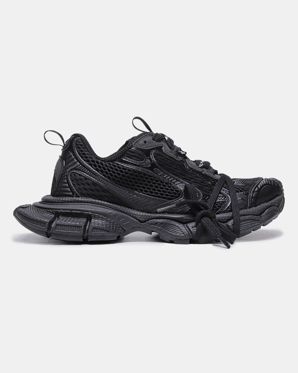 Жіночі Кросівки  Balenciaga 3XL Sneakers 'Black Mesh and Polyurethane / Баленсіага 3ХЛ Снекерс