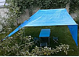 Тент 60г/м2 4х5м "Blue" тент на намет, фото 2