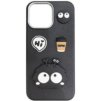 Чохол TPU Leather Toys для Samsung Galaxy A06 Monster / Black