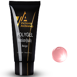 Полігель Victoria Avdeeva Polygel Beige, 30 мл (рожево-бежевий)