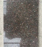 Гранітна кришка на паркан 400×400×20 – коричневого кольору, фото 4