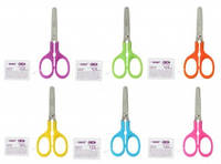 Ножиці 12см ZiBi дитячі пласт. ручки ассорті ZB.5006