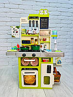 Интерактивная игровая кухня для детей, Большая детская кухня, Кухня игрушка для девочек, Игрушечная кухня