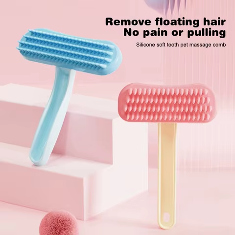 Силіконовий гребінець для хатніх тварин AND LY-871, фото 1