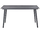 Сучасний скляний стіл MILETO 140×80 см сірий, фото 5