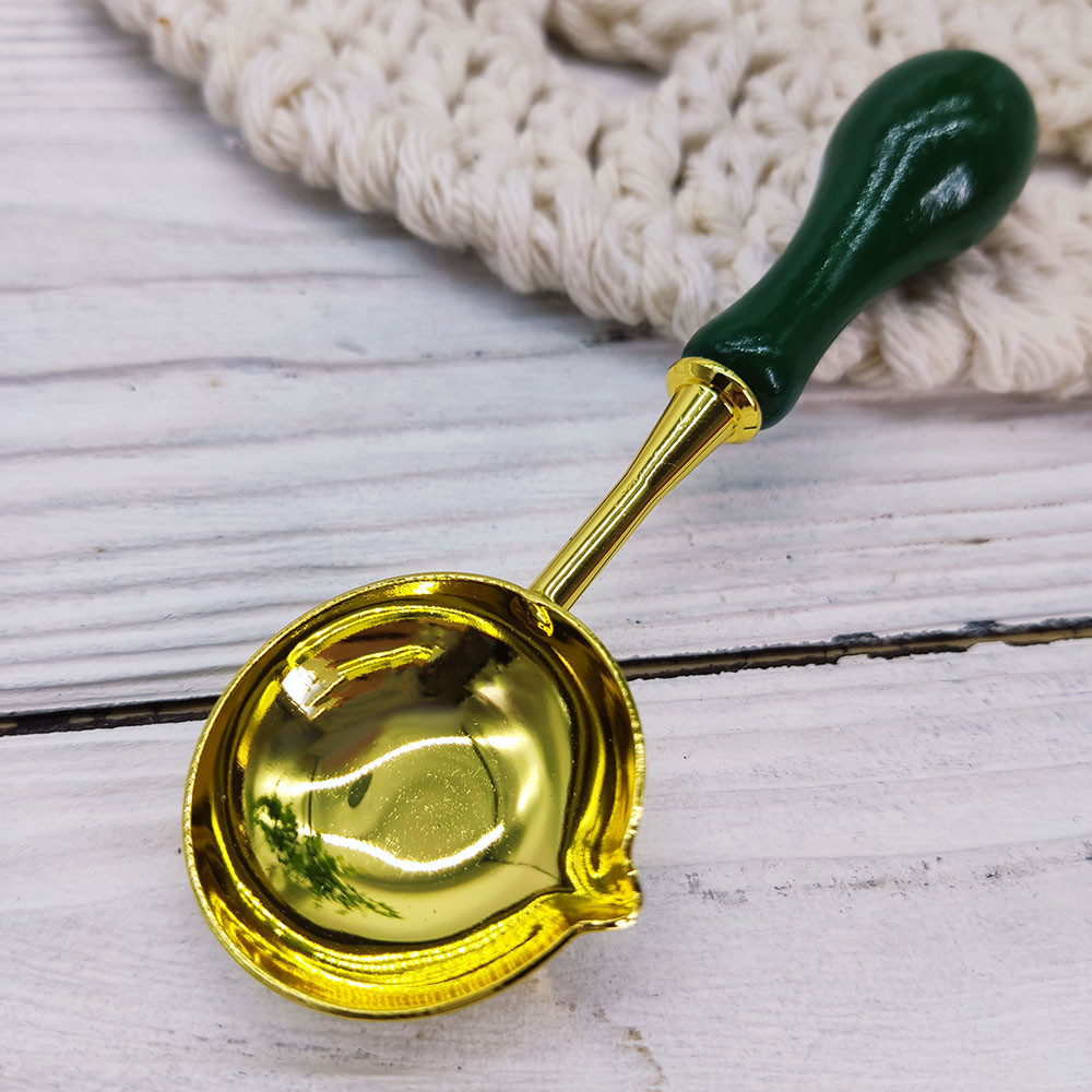 Ложка для плавлення сургучу воску, ложка для штампів для печаток, ложка для плавлення металева, фото 1