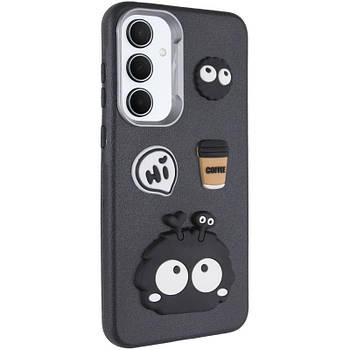 Чохол TPU Leather Toys для Xiaomi Redmi 12C / Poco C55 Monster / Black