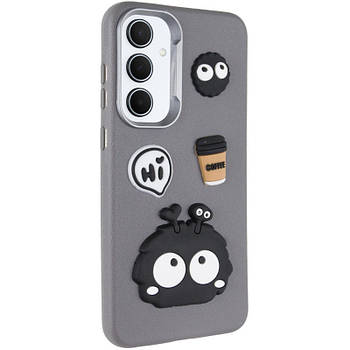 Чохол TPU Leather Toys для Xiaomi Redmi Note 12 4G Monster / Grey