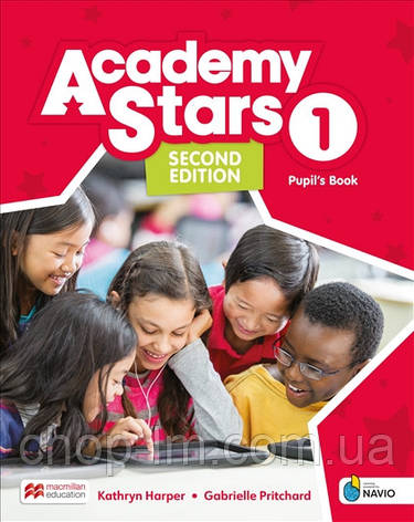 Academy Stars Second Edition Level 1 Pupil's Book with Navio App + Digital / Підручник: англійська мова 1 клас, фото 1