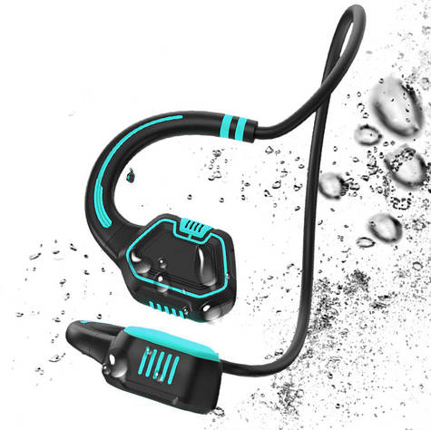 Водонепроникні кісткові навушники OPENEAR Wave AS9 MP3-плеєр для плавання басейну спорту Навушники блютуз з кістковою провідністю