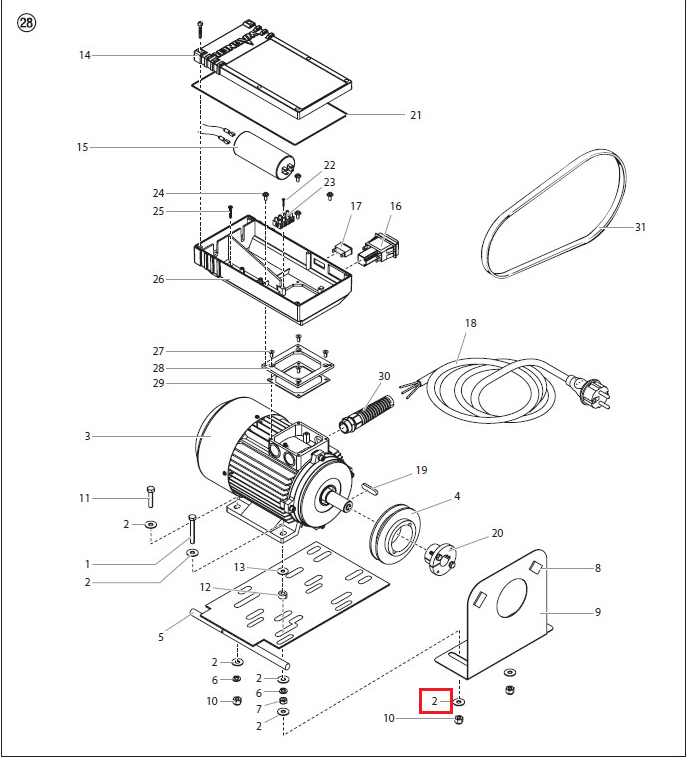 Плоска шайба (12) TM Wagner, фото 1