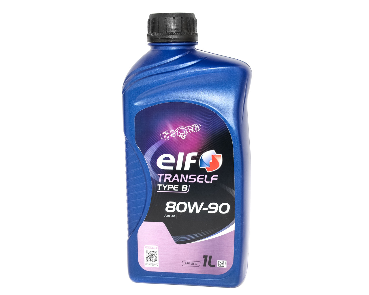Трансмісійна олива ELF (в міст, мінеральне) ELF Tranself Type B 80W-90 (1 Liter), фото 1