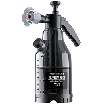 Пінний розпилювач для миття авто та стекол 2л / Ручний піногенератор-обприскувач Чорний