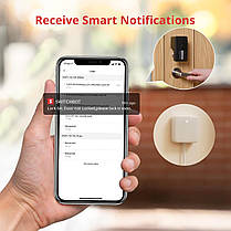 SwitchBot WiFi Smart Lock, безключовий вхідний дверний замок, розумний дверний замок, електронний розумний засув, фото 5