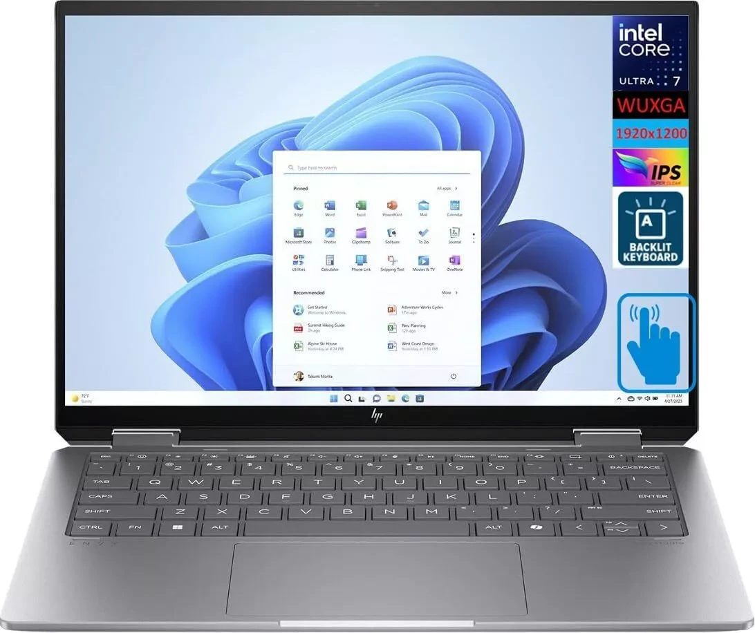 Ноутбук HP ENVY x360 14-fc0033dx (9U601UA), Відновлений