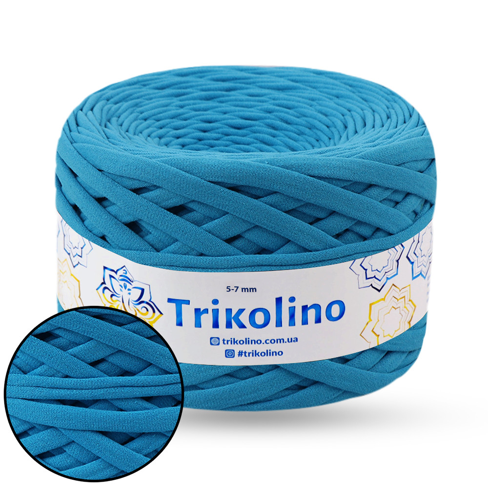 Trikolino 5-7mm, Небесно-блакитний, 100 м