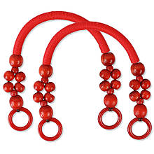 Ручки для сумки, Веста, червоні, пара