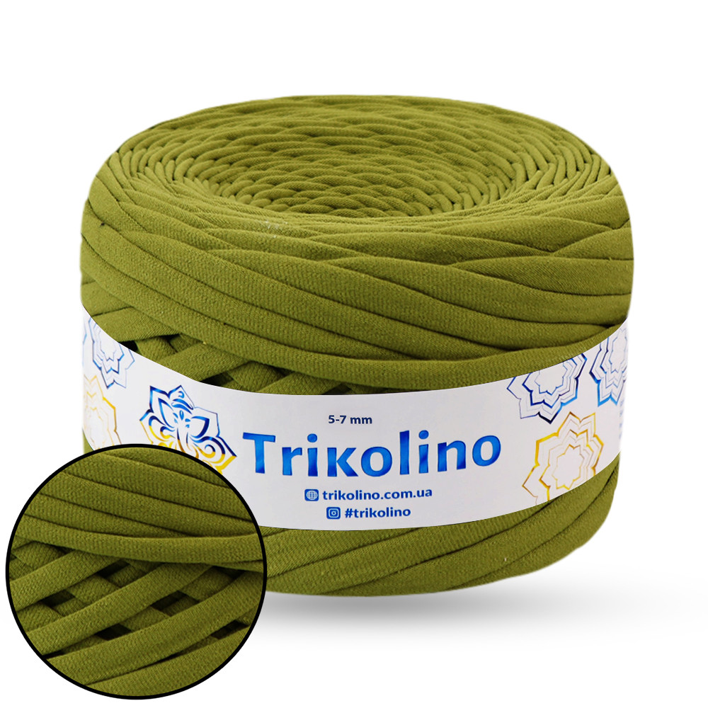 Trikolino 5-7mm, Оливковий Роял, 100 м