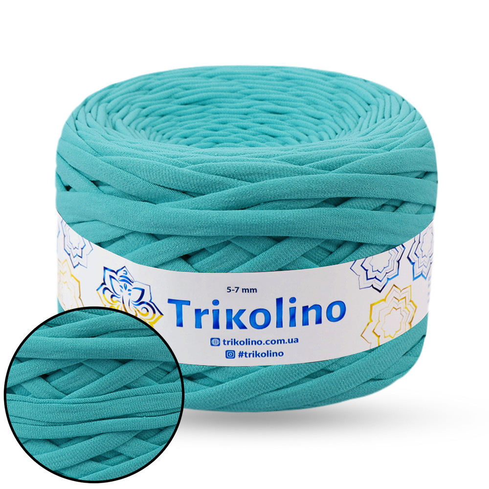 Trikolino 5-7mm, ментол, 100 м