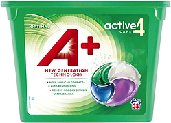 Капсули для прання A+ Active 4 Optimal 38 штук