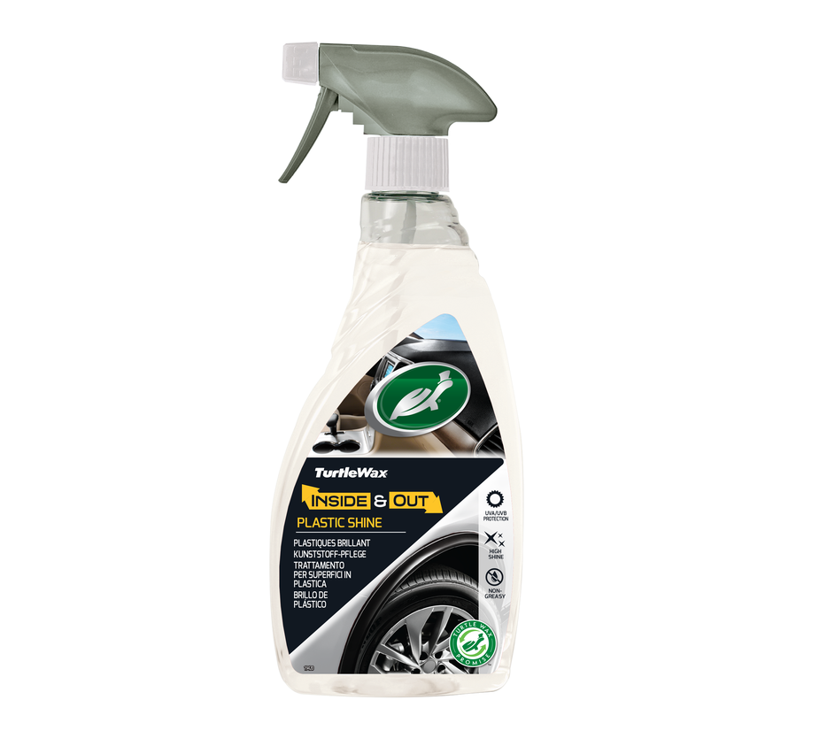 Поліроль для пластику Turtle Wax Inside & Out Plastic Shine 500мл