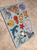 Іграшка м'яконабивна розвиваюча Книжка "Тварини" МС 070301-03, фото 6