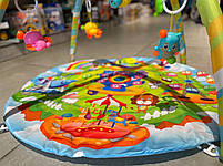 Розвиваючий килимок з брязкальцями 5шт 116 розмір 75-65-52см., фото 7