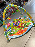 Розвиваючий килимок з брязкальцями 5шт 116 розмір 75-65-52см., фото 3