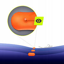 Буй для плавання TSUNAMI Basic надувний TS0008 Poland, фото 4