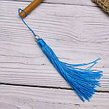 Традиційне кругле віяло на бамбуковій основі «Вишукане цвітіння», фото 3