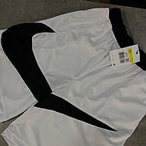 Чоловічі спортивні шорти Nike Big Swoosh white шорти Найк Біг Свуш білі пряме лого літо, фото 4