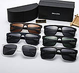 Сонцезахисні окуляри маска Pr 69022 black, фото 4
