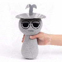 М'яка іграшка Спрунки Sprunki Клюкр 30 см - плюшева істота в капелюсі з Incredibox, арт. 00517-83, фото 4