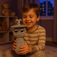 М'яка іграшка Спрунки Sprunki Клюкр 30 см - плюшева істота в капелюсі з Incredibox, арт. 00517-83, фото 11