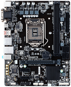 Материнська плата Gigabyte GA-H110M-S2HP rev.1.0 LGA 1151v1 (GA-H110M-S2HP REV.1.0) Б/В, фото 1